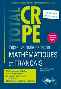 L'épreuve orale de leçon mathématiques et français