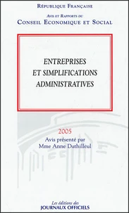 Entreprises et simplifications administratives
