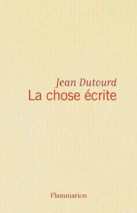 La chose écrite