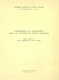 Permanence et changement dans le système de partis français