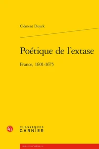 Poétique de l'extase