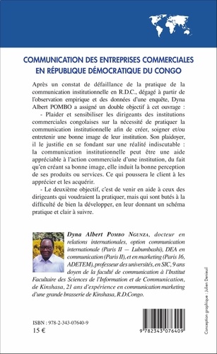 Communication des entreprises commerciales en République Démocratique du Congo