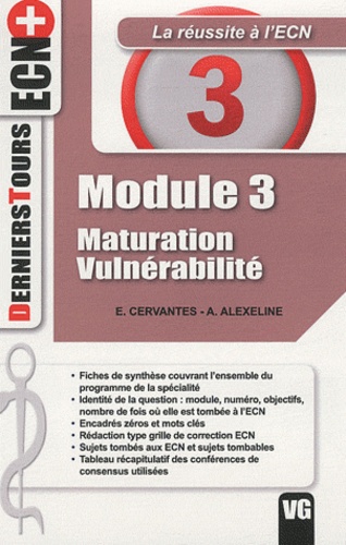 E. Cervantes et André Alexeline - Module 3 - Maturation vulnérabilité.