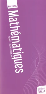 Mon carnet de mathématiques