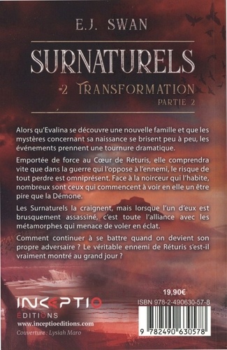 Surnaturels Tome 2 Transformation. Partie 2