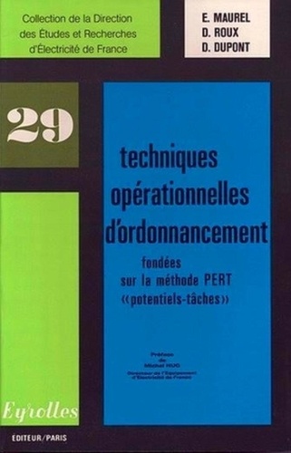 E Maurel et D Roux - Techniques opérationnelles d'ordonnancement - d.