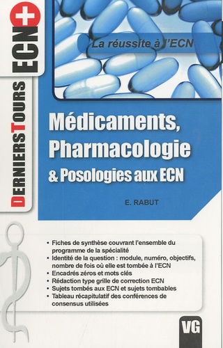 E Rabut - Médicaments, pharmacologie & posologies aux ECN.