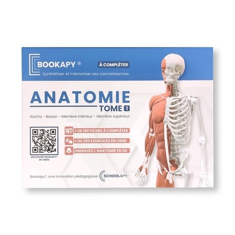 Bookapy Anatomie. Tome 1, Rachis - Bassin - Membre inférieur - Membre supérieur