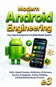 Modern Android Engineering: From App Development to Scalable Mobile Systems; Kotlin,Jetpack Compose,Architecture,Performance,Security,AI Integration,Testing,Publishing,Real-World Production Practices