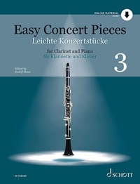 Rudolf Mauz - Easy Concert Pieces Vol. 3 : Easy Concert Pieces - 14 Pieces from 4 Centuries. Vol. 3. clarinet and piano..