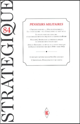  Coutau-begarie/clair - Stratégique N° 84/2001-4 : Penseurs militaires.