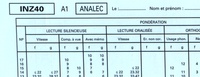 André Inizan - ANALEC Livret A1 + B1 8-9 ans - 2 x 10 exemplaires.