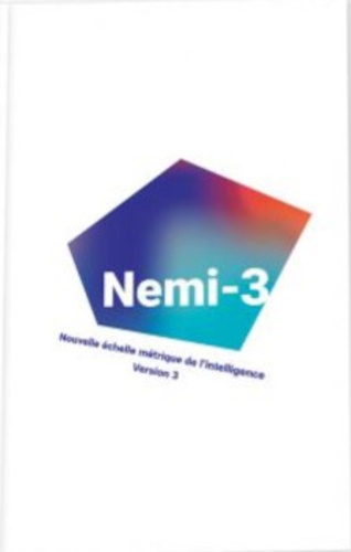  ECPA - NEMI-3 - Nouvelle échelle métrique de l'intelligence-3 - Matériel complet dans une mallette comprenant le manuel, 25 cahiers de passation, et le carnet de stimuli.