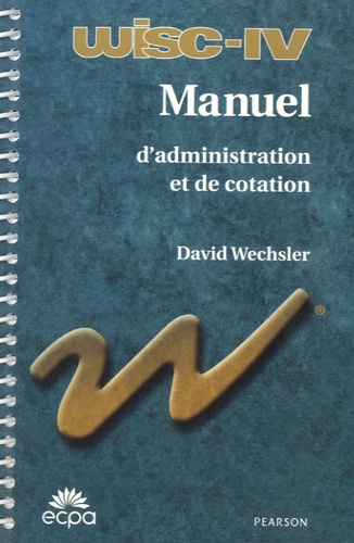 L'adaptation française de l'échelle de Wechsler pour enfants, version L'adaptation française de l'échelle de Wechsler pour enfants, version