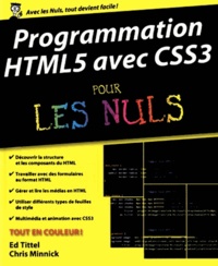 Ed Tittel et Chris Minnick - Programmation HTML5 avec CSS3 pour les nuls.