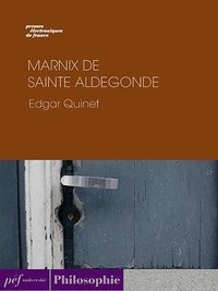 Edgar Quinet - Marnix de Sainte Aldegonde.