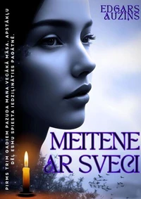 Meitene ar sveci