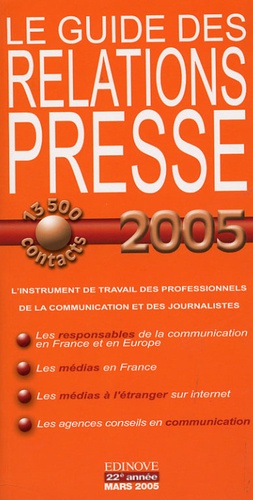  Edinove - Le Guide des Relations Presse.