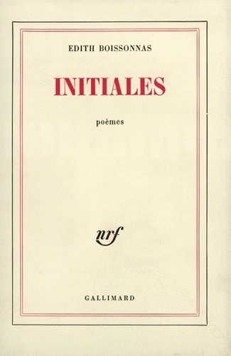 Edith Boissonnas - Initiales.