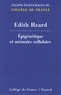 Edith Heard - Epigénétique et mémoire cellulaire.