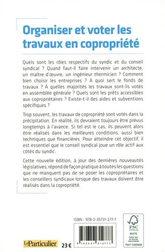 Organiser et voter les travaux de copropriété  Edition 2020