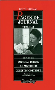 Edith Thomas - Pages de journal - 1939-1944.
