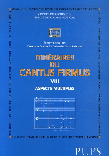 Edith Weber - Le cantus firmus - Aspects multiples.