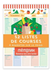 52 listes de courses Mémoniak