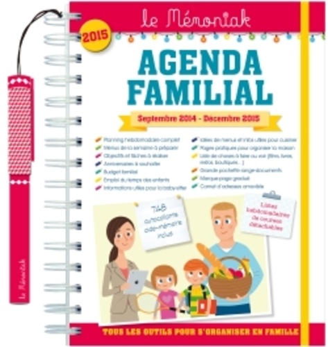 Agenda familial Le Mémoniak. Septembre 2014-Décembre 2015