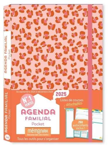 Agenda familial Mémoniak pocket. Edition 2025