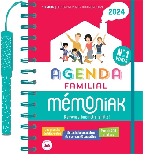 Agenda familial Mémoniak - Editions 365 - Livres - Furet du Nord