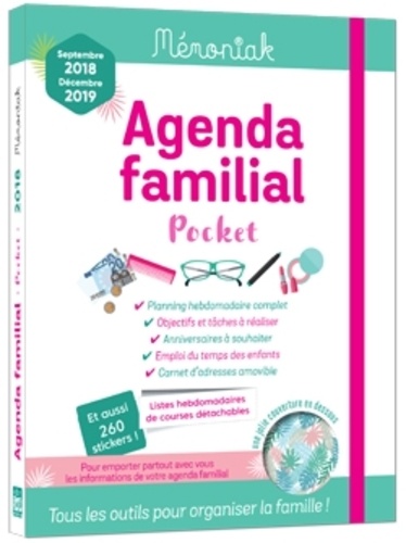 Agenda familial Mémoniak, sept. 2023 - déc. 2024 - broché - Nesk - Achat  Livre