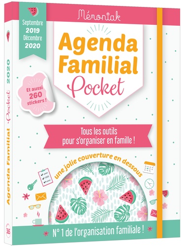 Agenda familial pocket Mémoniak  Edition 2019-2020