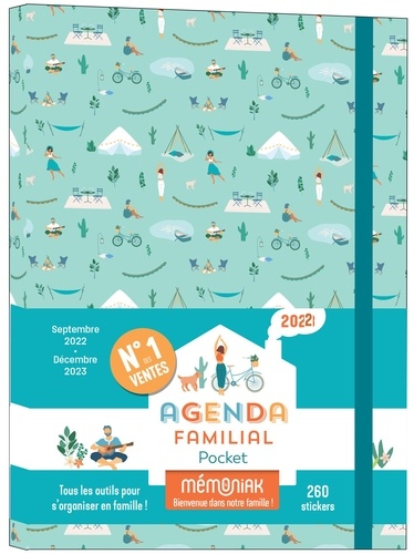 Agenda familial pocket Mémoniak  Edition 2023