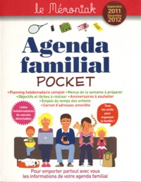 Editions 365 - Agenda familial pocket - Septembre 2011 - Décembre 2012.