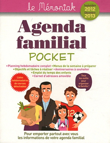  Editions 365 - Agenda familial pocket.