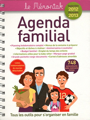  Editions 365 - Agenda familial Septembre 2012 - Décembre 2013.