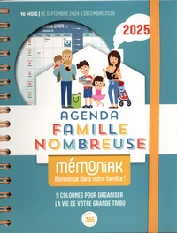  Editions 365 - Agenda famille nombreuse - Edition 2025.