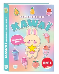 Agenda scolaire Kawaï Colorie-moi
