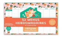 Bloc aimanté de 52 menus hebdomadaires à compléter Mémoniak