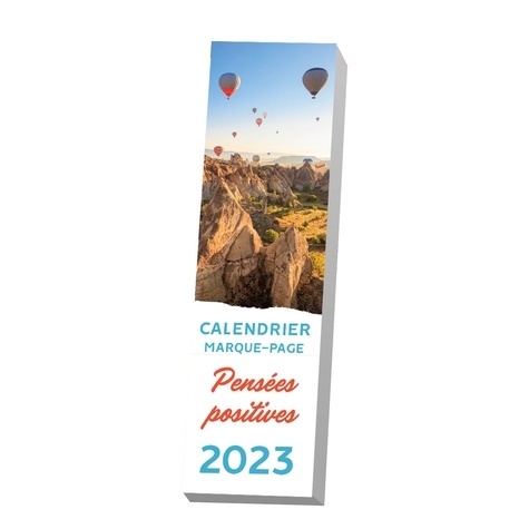 Calendrier marque-pages Pensées positives  Edition 2023