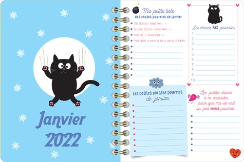 L'agenda de ma vie pourrie. De septembre 2021 à décembre 2022  Edition 2021-2022