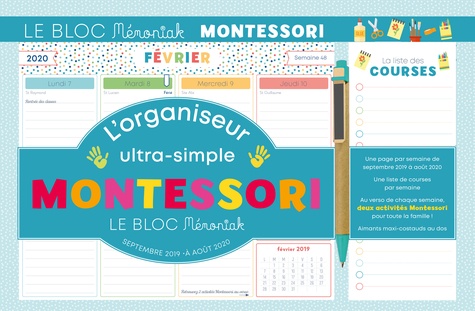 Le bloc Mémoniak Montessori  Edition 2019-2020