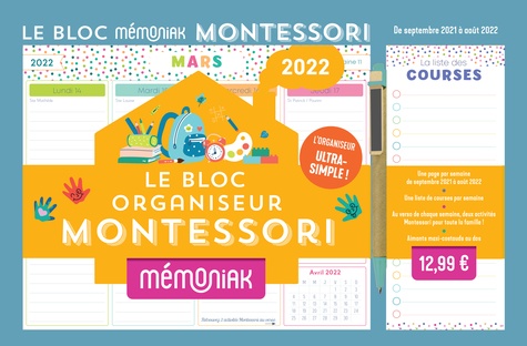 Le bloc organisateur Montessori  Edition 2022
