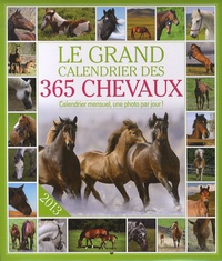  Editions 365 - Le grand calendrier des 365 chevaux 2013 - Calendrier mensuel, une photo par jour !.