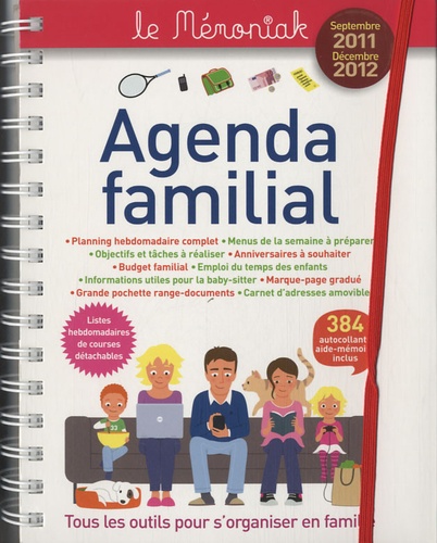  Editions 365 - Le Mémoniak Agenda familial  septembre 2011 - décembre 2012.
