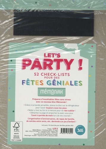 Let's party !. 52 check-lists pour des fêtes géniales