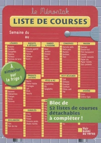 Liste de courses