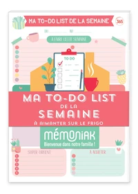 Ma to-do list de la semaine