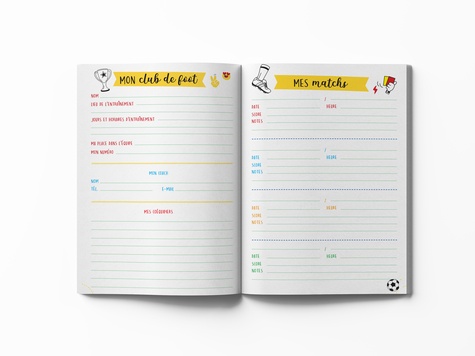 Mon agenda scolaire Foot  Edition 2021-2022